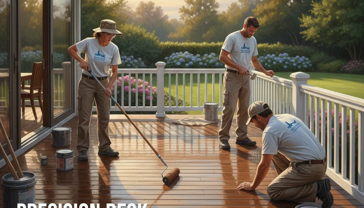 Deck painting in La Jolla, CA for coastal protection and a refreshed outdoor finish