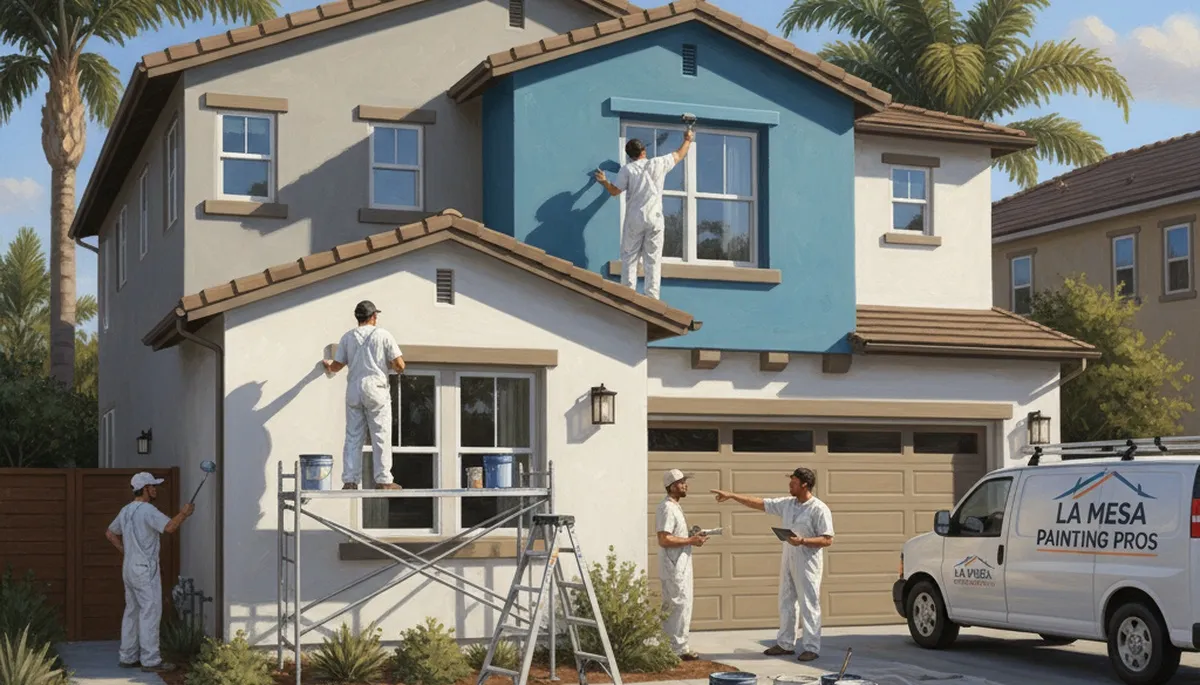Professional painters in La Jolla, CA providing interior and exterior painting services