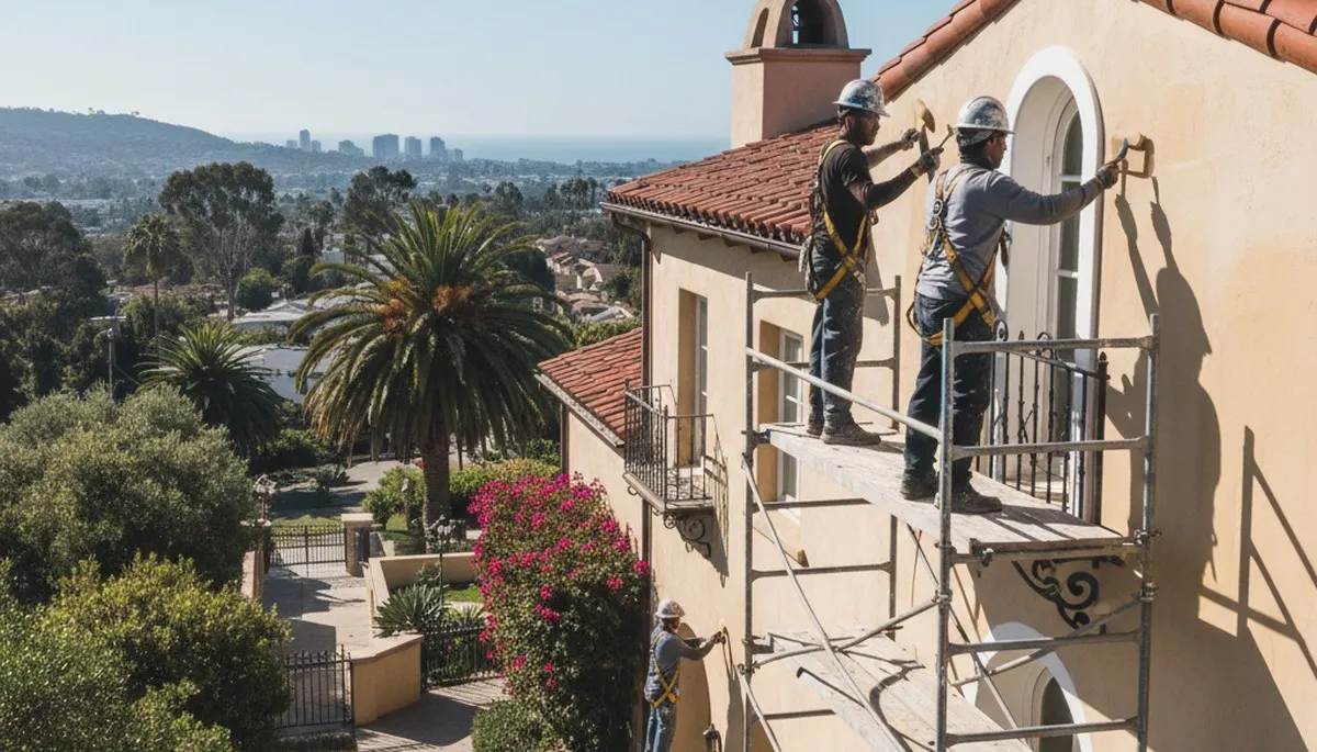 Professional house painters in La Jolla, CA providing residential painting services